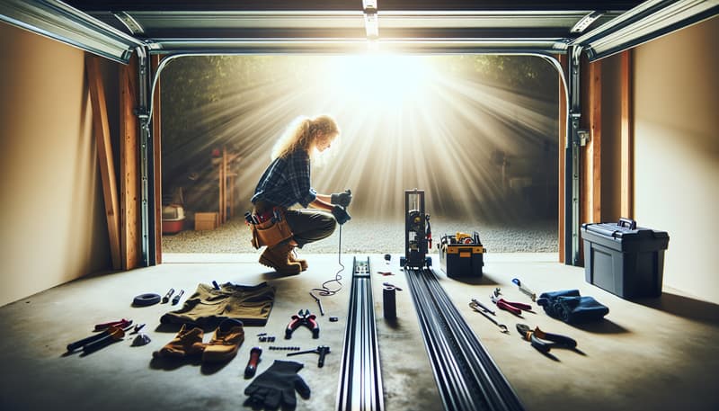 Garage Door Track Repair